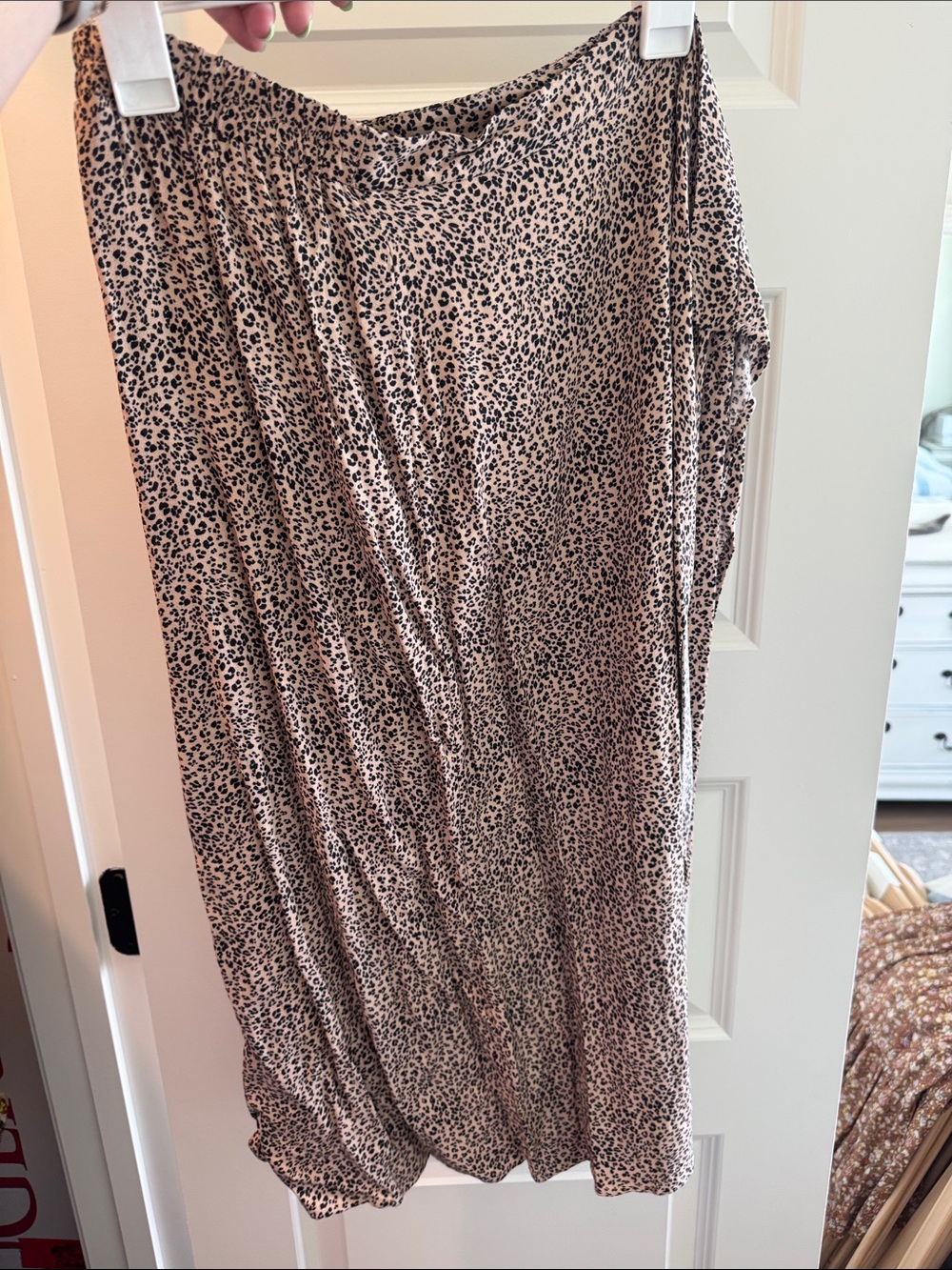 Cheetah wrap skirt